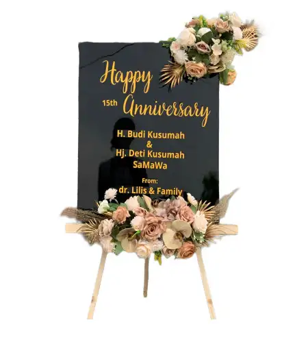 Papan Bunga Akrilik Gulingan